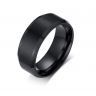 Купить кольцо из стали TATIC RSS-4512 с матовой поверхностью, черное оптом от 500 руб.
