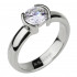 Купить помолвочное кольцо из стали Lonti AAB-722RSSST с фианитом оптом от 1 150 руб.