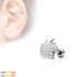 Купить стальная штанга для пирсинга хряща уха PiercedFish JA19145 в форме яблока оптом от 340 руб.