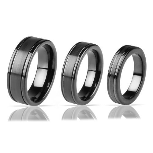 Купить черное кольцо из карбида вольфрама Lonti --R-TG-9323 оптом от 4 590 руб.