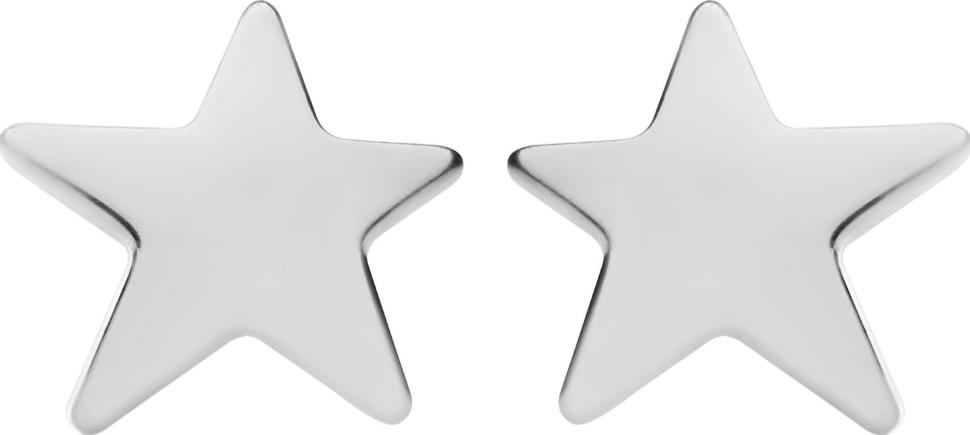 Купить стальные серьги-гвоздики в форме звезд Everiot SE-ZS-1359 оптом от 380 руб.