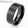 Купить мужское кольцо из титана SPIKES черное R-TM-3639-8-13 оптом от 560 руб.