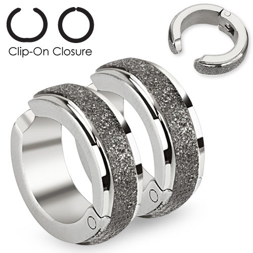 Купить стальные серьги клипсы TATIC SFE-13520 с имитацией алмазного напыления оптом от 480 руб.