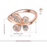 Купить кольцо ROZI RG-73200 бабочка с фианитами оптом от 430 руб.