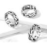Купить мужское стальное кольцо TATIC --R-M7480S в форме цепи оптом от 600 руб.