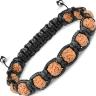 Купить плетеный браслет в стиле Шамбала Everiot Select LNS-2017 из рудракши и гематита оптом от 500 руб.