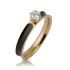 Купить женское кольцо из стали с фианитом и цветной эмалью TATIC RSS-7179 помолвочное оптом от 450 руб.