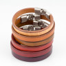 Купить кожаный браслет мужской Everiot BC-DL-612 разных цветов оптом от 550 руб.