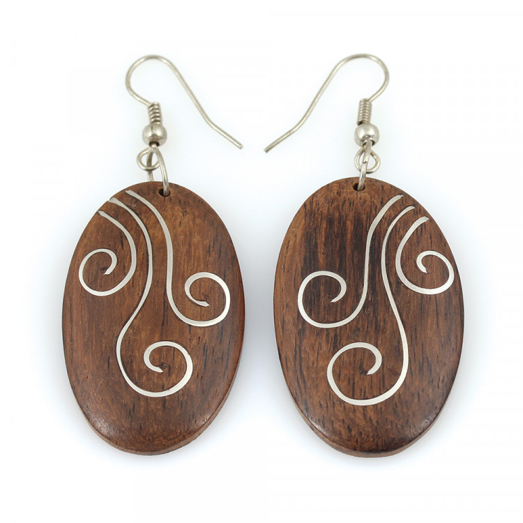 серёжки коричневые. серьги nature bijoux. серьги culture mix mix6482 r. серьги коричневые плетеные маленькие. серьги коричневые.