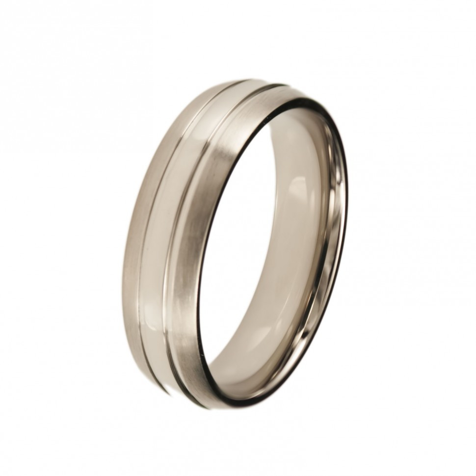 Купить кольцо из титана TI-018R без покрытия оптом от 2 500 руб.