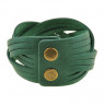 Купить кожаный браслет на руку Everiot Bnote изумрудного цвета BN-BR-1-iz оптом от 1 500 руб.