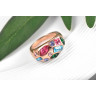 Купить кольцо ROZI RG-66530 с разноцветными камнями оптом от 660 руб.