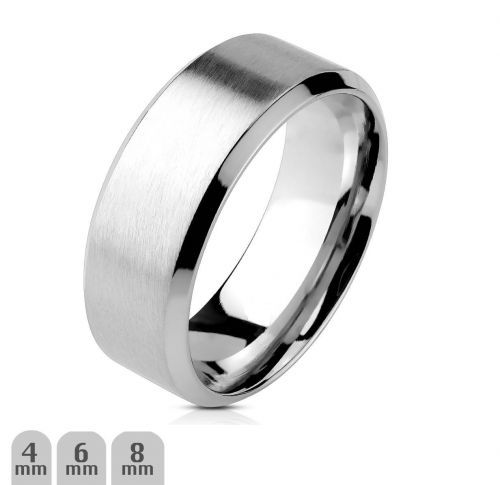 Купить кольцо из стали TATIC RSS-4510 с матовой поверхностью оптом от 500 руб.