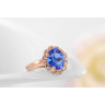 Купить кольцо ROZI RG-12325C с голубым фианитом оптом от 500 руб.