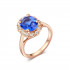 Купить кольцо ROZI RG-12325C с голубым фианитом оптом от 500 руб.