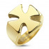 Купить перстень мужской из стали Spikes --R-C3569 с крестом "чоппер" оптом от 540 руб.