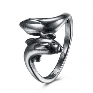 Женское кольцо Everiot RA-XP-13713 с дельфинами