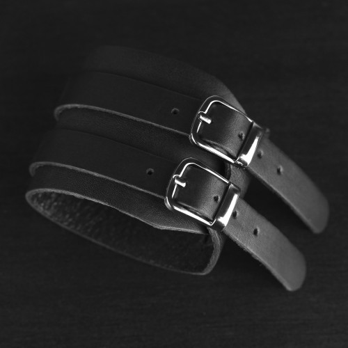 Купить кожаный браслет мужской Scappa A-103 черный оптом от 1 100 руб.