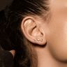 Купить микроштанга для пирсинга уха из стали PiercedFish JA03 со звездой оптом от 280 руб.
