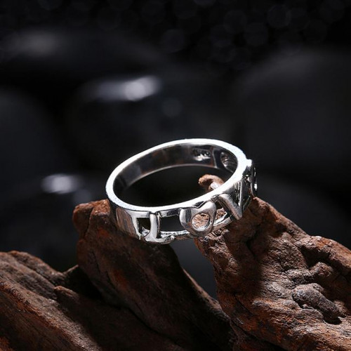 Купить женское кольцо Everiot из стали RA-XP-13712 с романтичной надписью "LOVE" оптом от 410 руб.