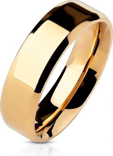 Купить кольцо из стали TATIC RSS-4999 цвета розовое золото оптом от 500 руб.