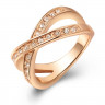 Купить кольцо ROZI RG-11290 двойное с фианитами оптом от 520 руб.