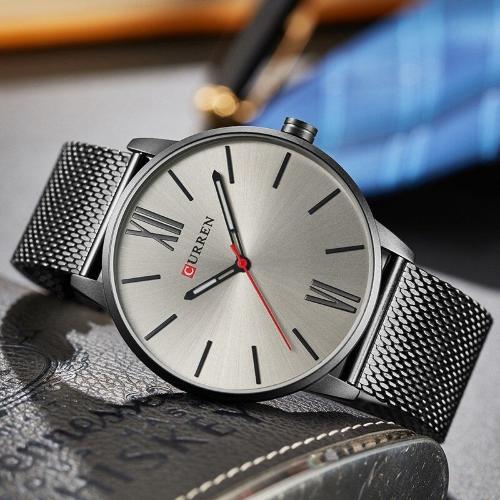 Купить мужские кварцевые часы с ультратонким корпусом из стали Curren CR-8238 оптом от 1 200 руб.