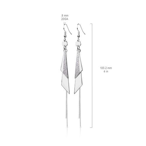 Купить длинные женские серьги TATIC SE3858 из стали оптом от 840 руб.