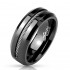 Купить кольцо из стали Spikes R-M4603 с черным покрытием мужское оптом от 530 руб.
